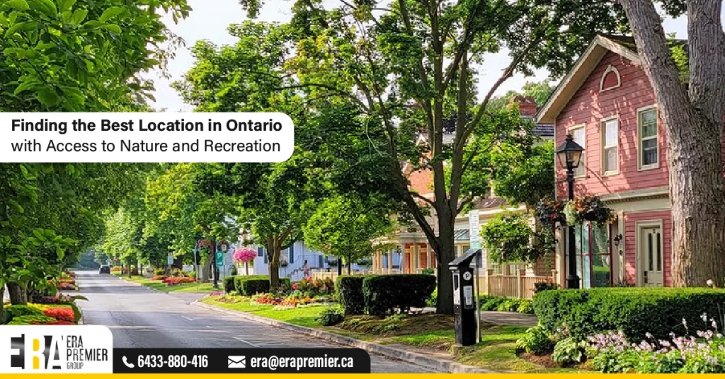 Finding the Best Location in Ontario with Access to Nature and Recreation