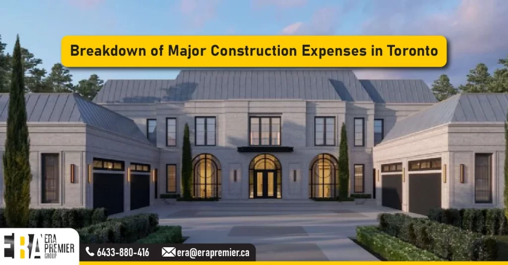 Breakdown of Major Construction Expenses in Toronto