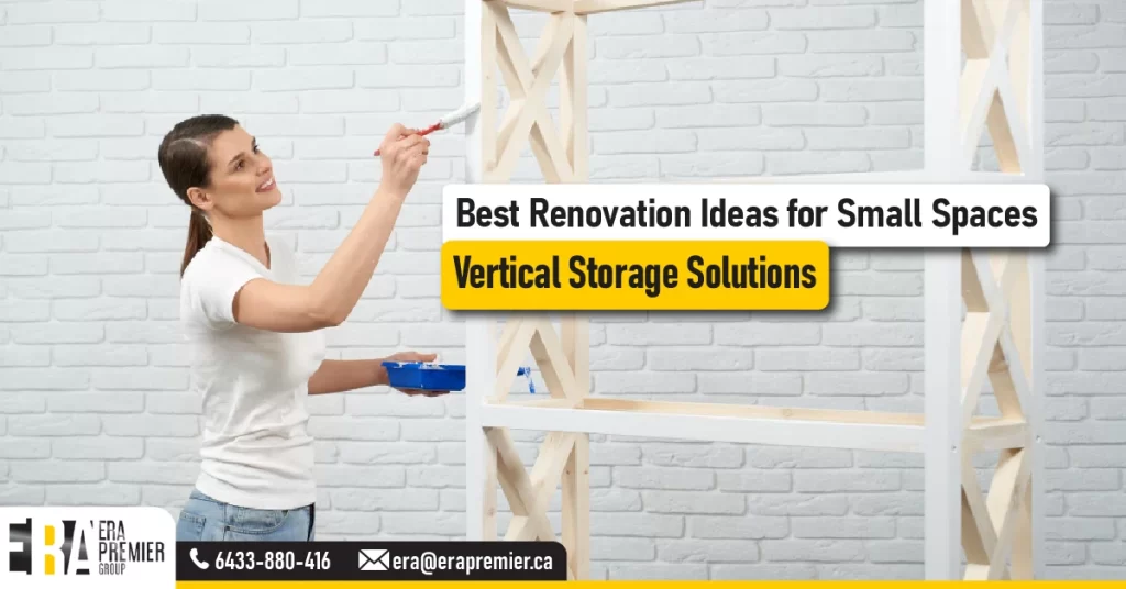 3️⃣ Vertical Storage Solutions [Best Renovation Idea]