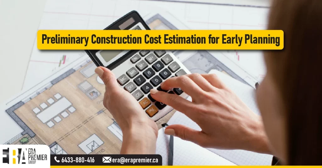 Preliminary Construction Cost Estimation for Early Planning
