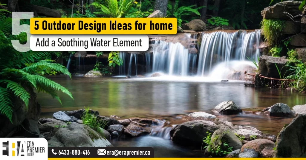 5️⃣ Add a Soothing Water Element