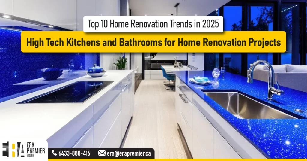 7. High Tech Kitchens and Bathrooms for Home Renovation Projects