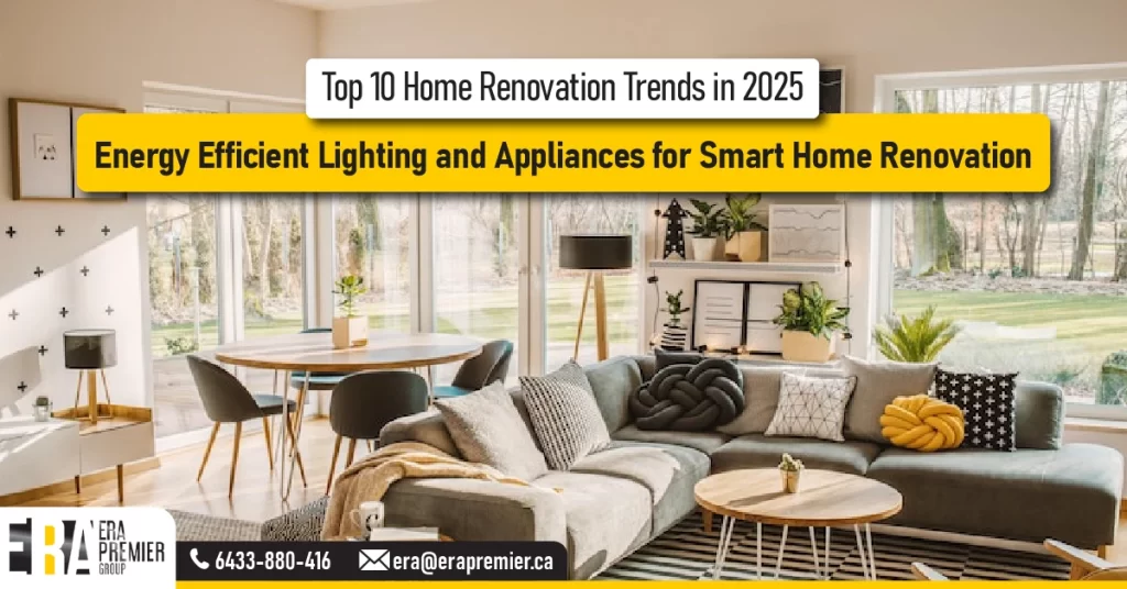 9. Energy Efficient Lighting and Appliances for Smart Home Renovation